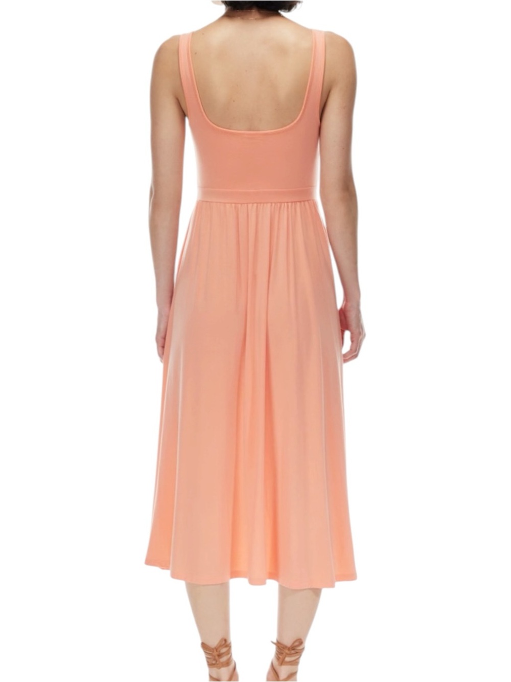 Aritzia Wilfred Market Midi Pink Dress - Picture 2 of 7